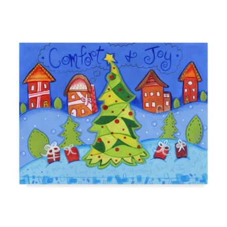 Valarie Wade 'Christmas Village' Canvas Art,14x19